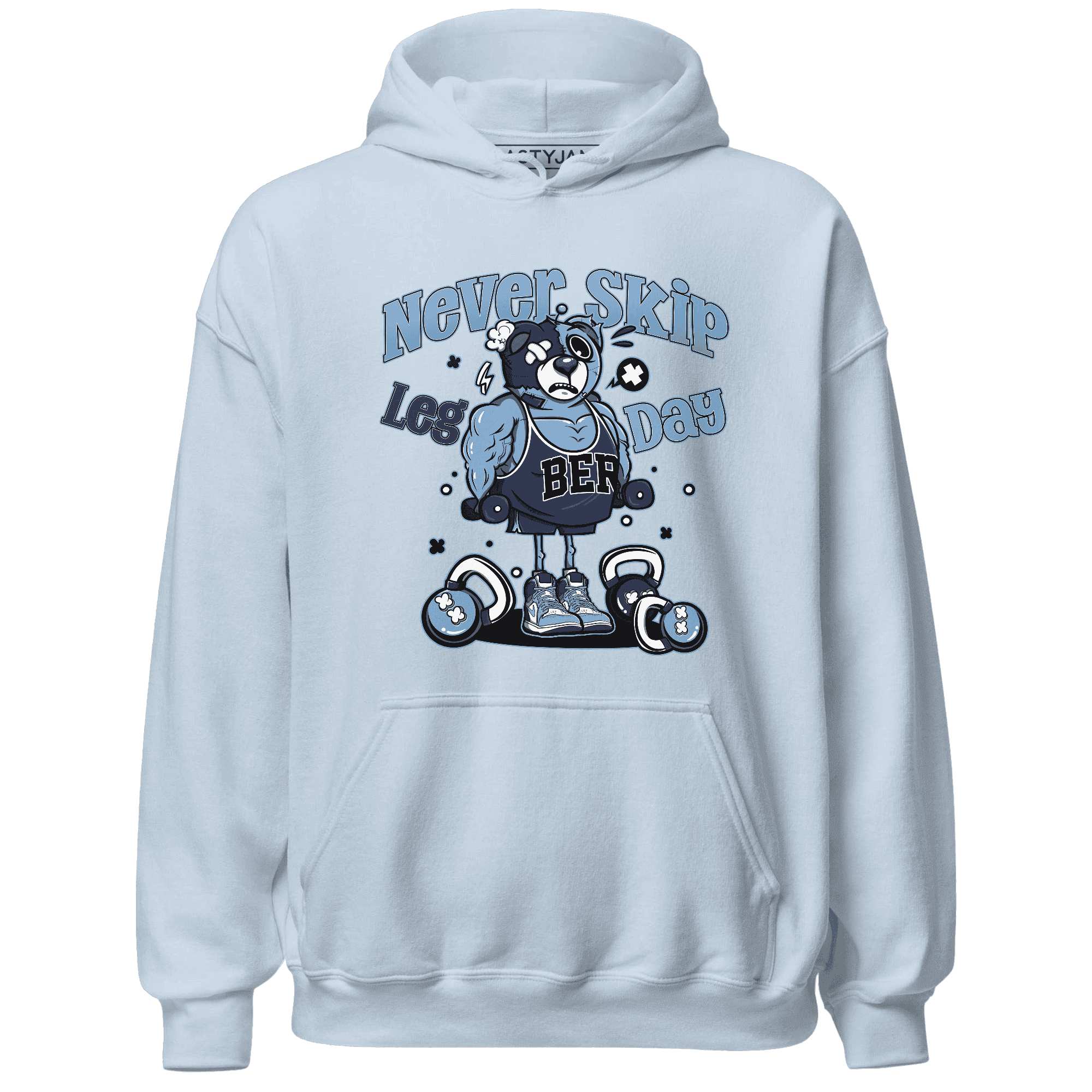 First In Flight 1s Hoodie Match Leg Day BER - NastyJamz