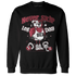 High 85 Metallic Burgundy 1s Sweatshirt Match Leg Day BER - NastyJamz