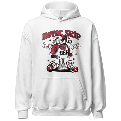 High 85 Metallic Burgundy 1s Hoodie Match Leg Day BER - NastyJamz