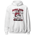 High 85 Metallic Burgundy 1s Hoodie Match Leg Day BER - NastyJamz