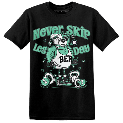 High OG Green Glow 1s T Shirt Match Leg Day BER - NastyJamz