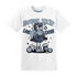Mid Diffused Blue Grey 1s T Shirt Match Leg Day BER - NastyJamz