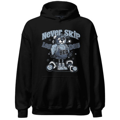 Mid Diffused Blue Grey 1s Hoodie Match Leg Day BER - NastyJamz
