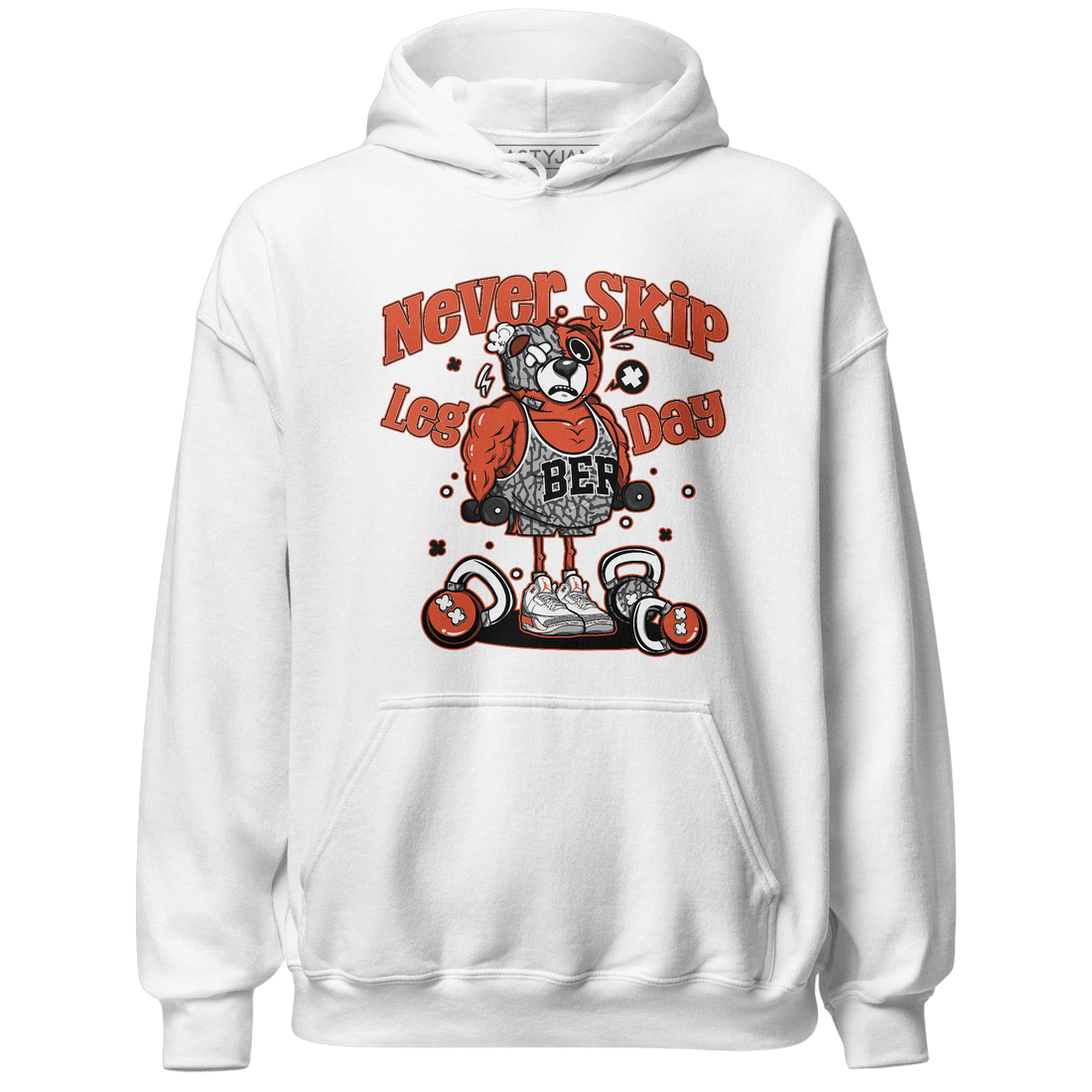 Georgia Peach 3s Hoodie Match Leg Day BER - NastyJamz