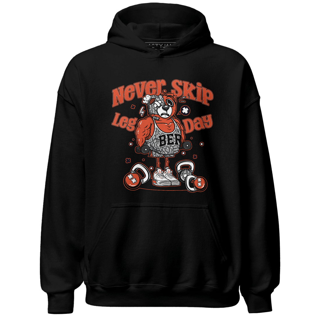 Georgia Peach 3s Hoodie Match Leg Day BER - NastyJamz