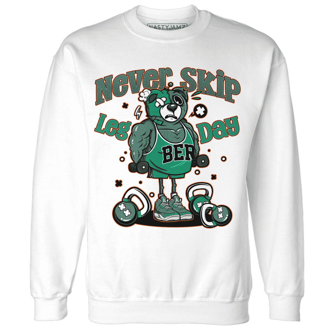 Nina CN Abney 3s Sweatshirt Match Leg Day BER - NastyJamz