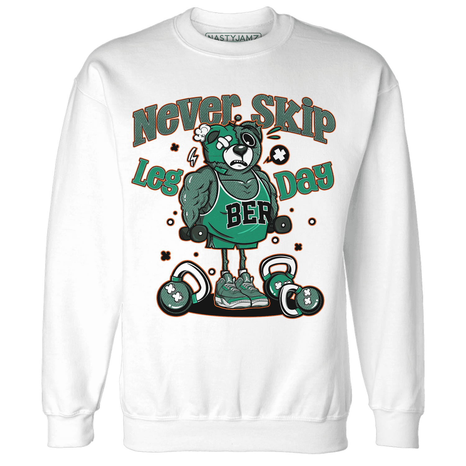 Nina CN Abney 3s Sweatshirt Match Leg Day BER - NastyJamz