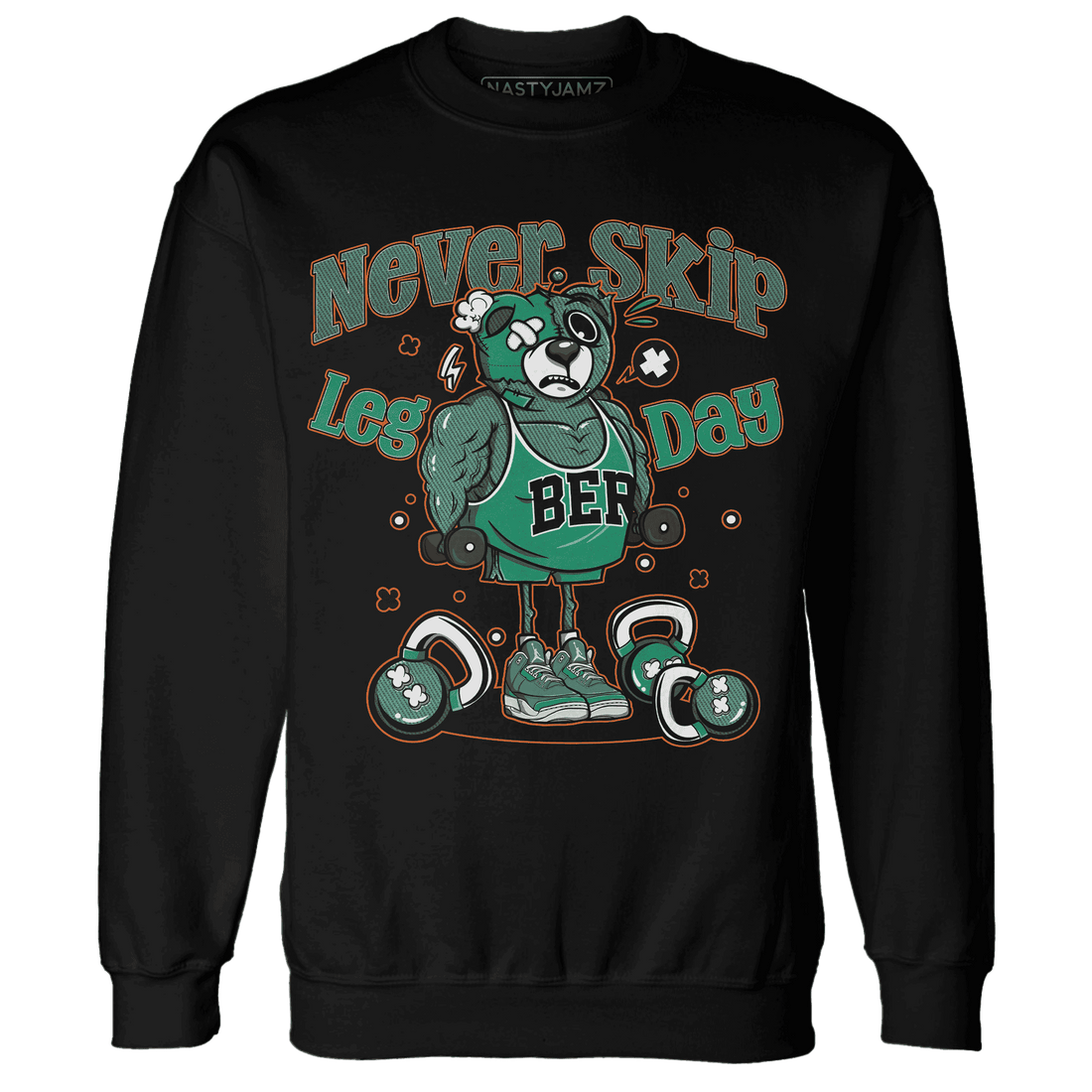 Nina CN Abney 3s Sweatshirt Match Leg Day BER - NastyJamz
