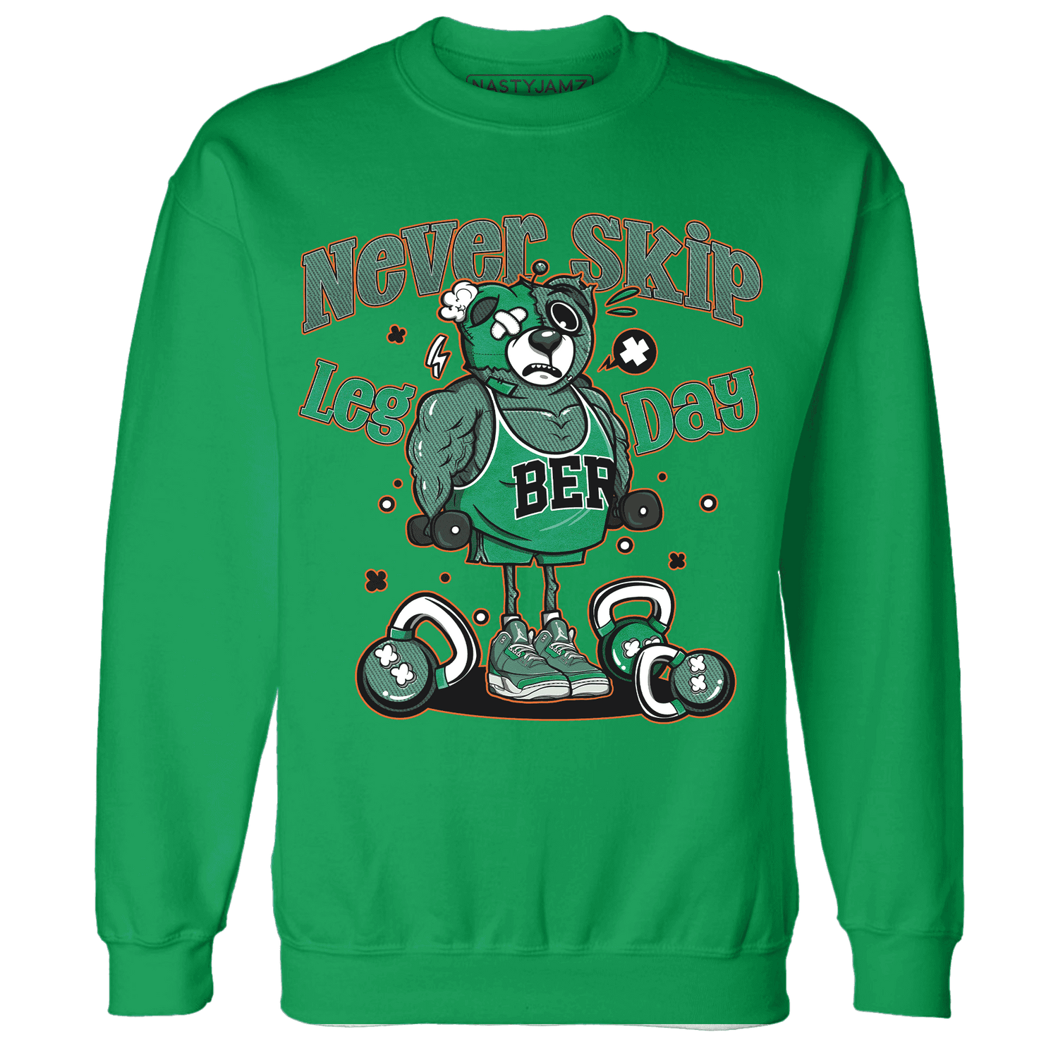 Nina CN Abney 3s Sweatshirt Match Leg Day BER - NastyJamz