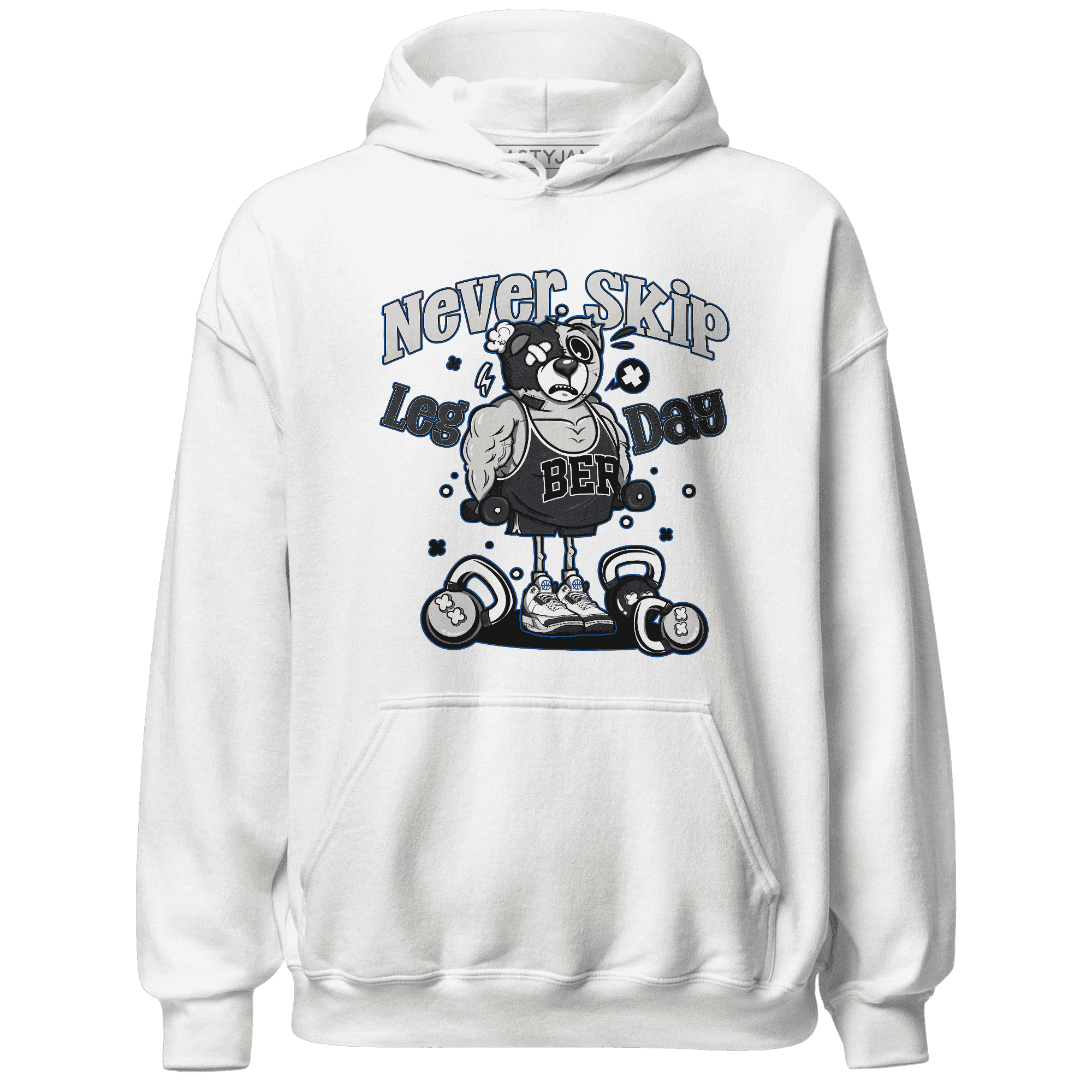 Quaiii 54s Hoodie Match Leg Day BER - NastyJamz