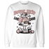 Red Stardust 3s Sweatshirt Match Leg Day BER - NastyJamz