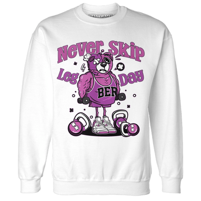 GS Hyper Violet 4s Sweatshirt Match Leg Day BER - NastyJamz