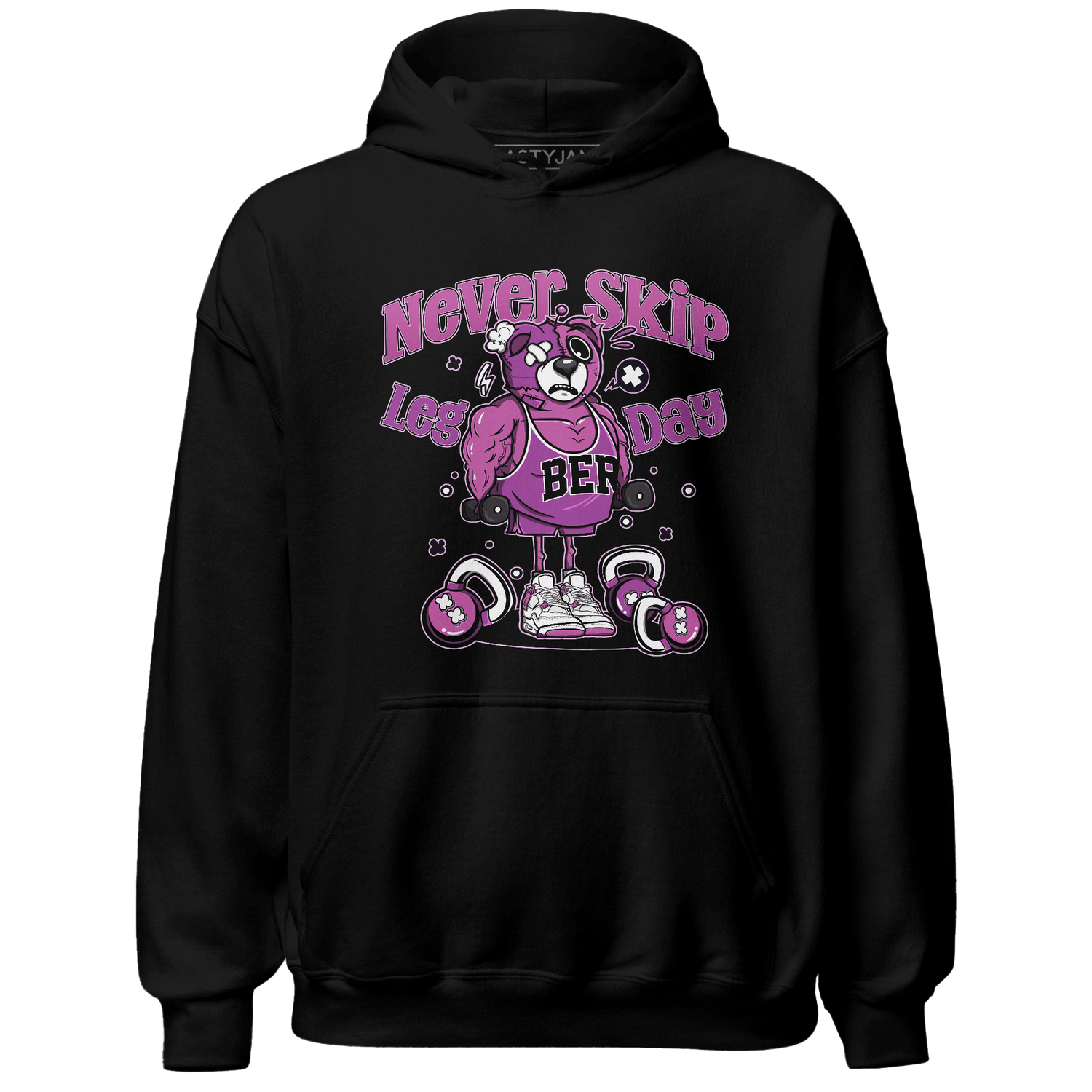 GS Hyper Violet 4s Hoodie Match Leg Day BER - NastyJamz