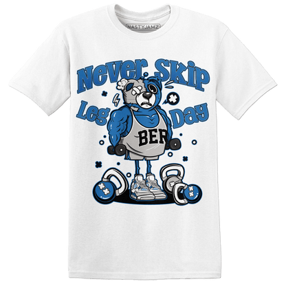 Industrial Blue 4s T Shirt Match Leg Day BER - NastyJamz