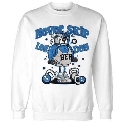 Industrial Blue 4s Sweatshirt Match Leg Day BER - NastyJamz