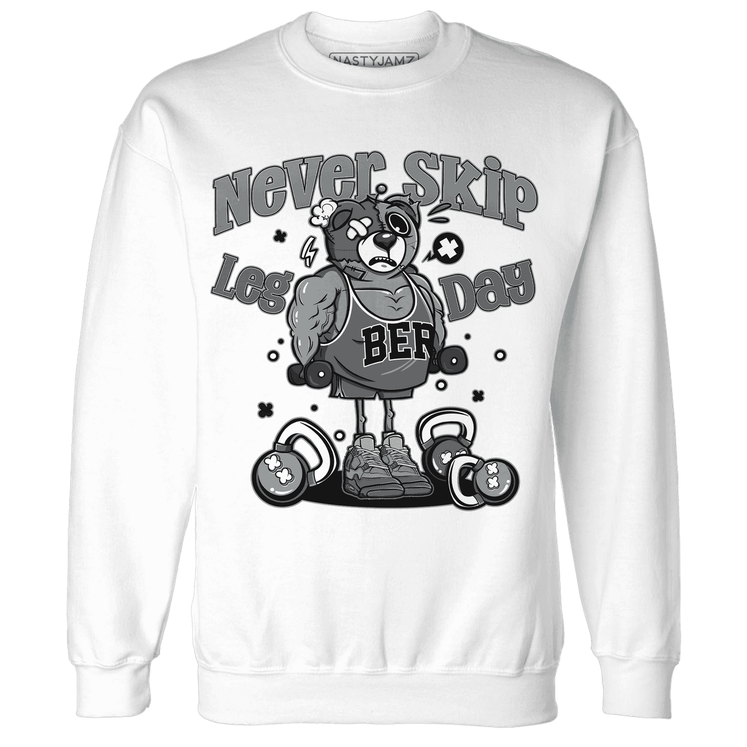 Paris Olympicsss 4s Sweatshirt Match Leg Day BER - NastyJamz