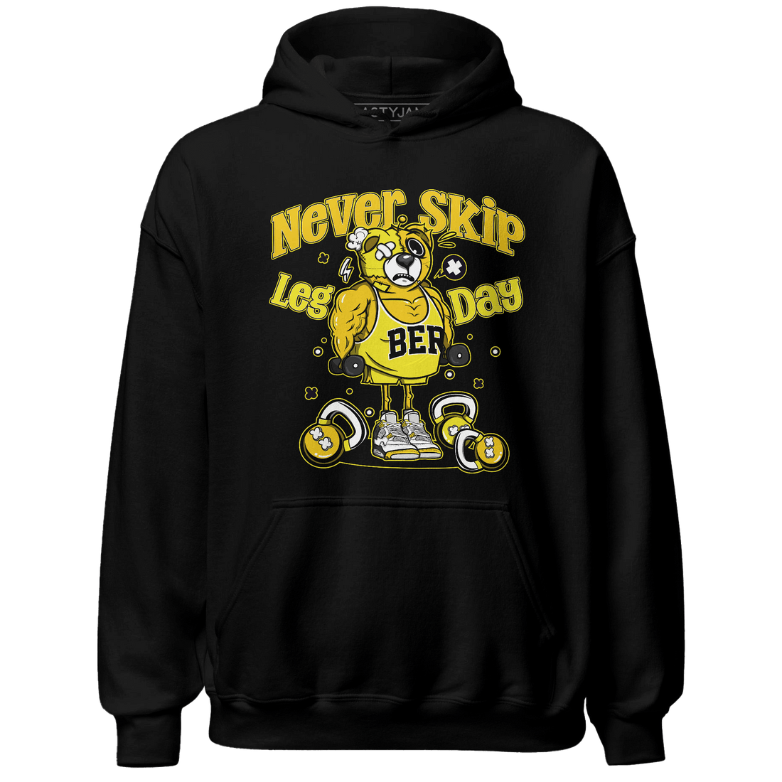 Vivid Sulfur 4s Hoodie Match Leg Day BER - NastyJamz
