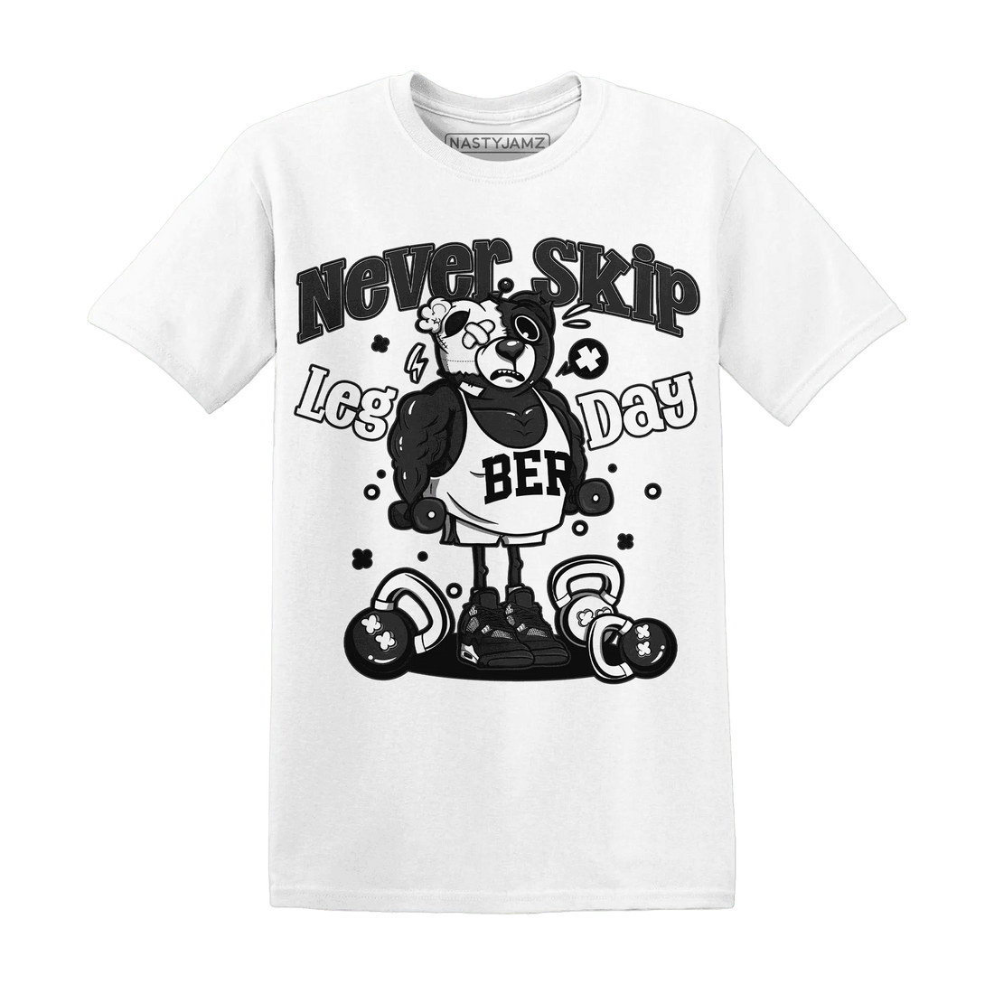 White-Thunder-4s-T-Shirt-Match-Leg-Day-BER