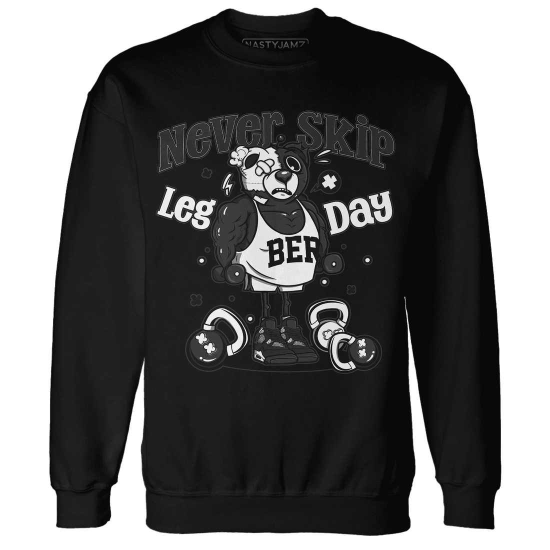 White-Thunder-4s-Sweatshirt-Match-Leg-Day-BER
