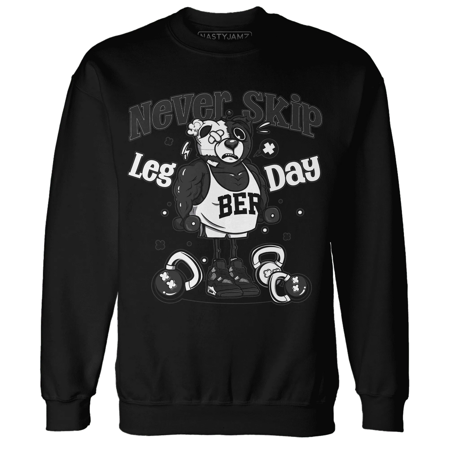 White-Thunder-4s-Sweatshirt-Match-Leg-Day-BER