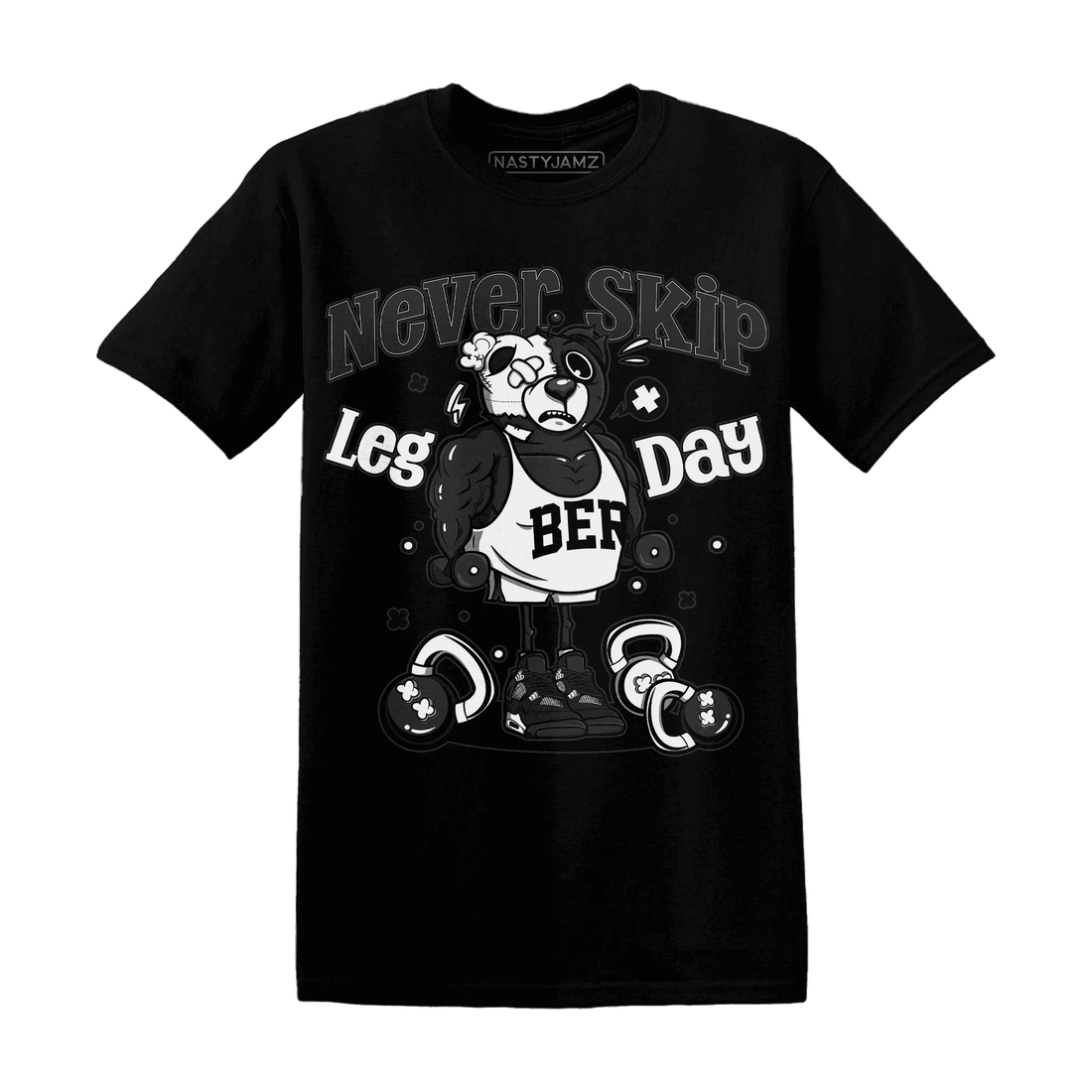 White-Thunder-4s-T-Shirt-Match-Leg-Day-BER