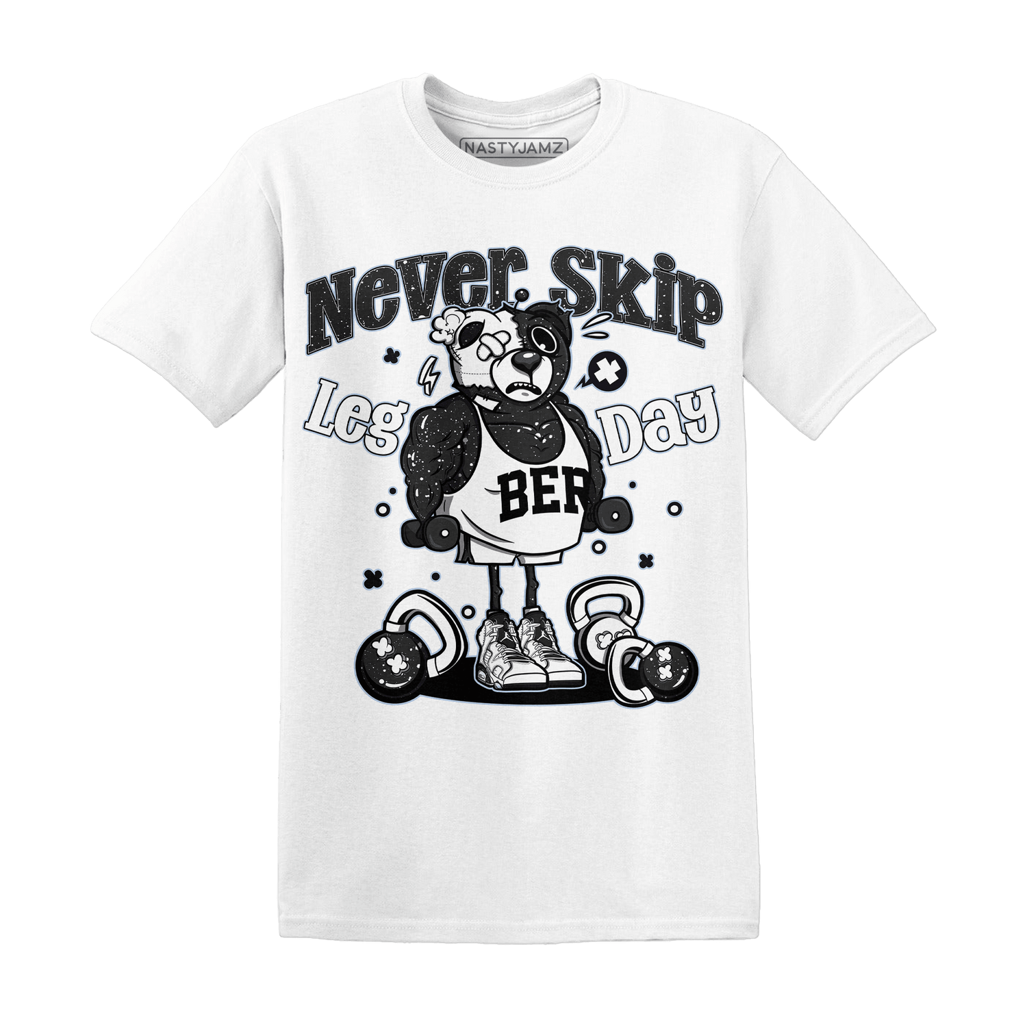 Reverse Oreo 6s T Shirt Match Leg Day BER - NastyJamz