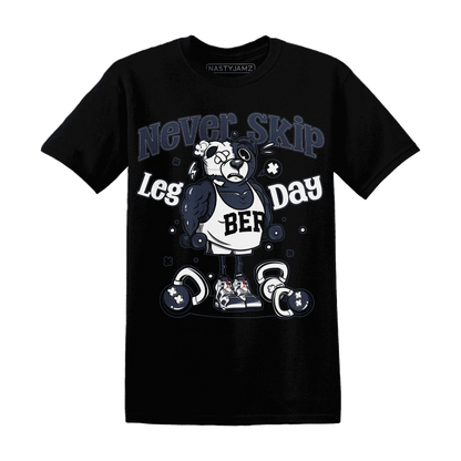 White-Navy-6s-T-Shirt-Match-Leg-Day-BER