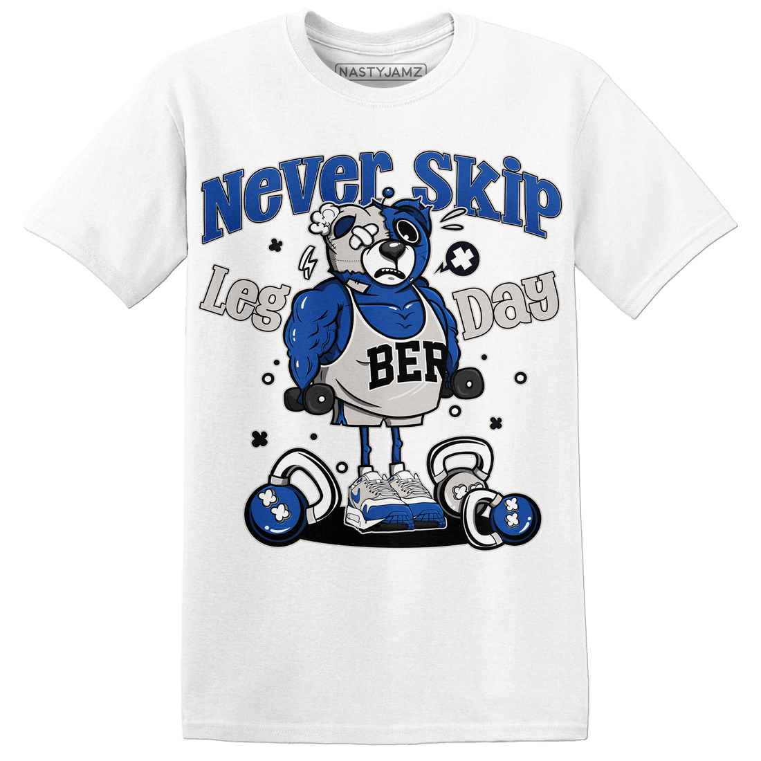 Air Max 1 86 Royal T Shirt Match Leg Day BER - NastyJamz