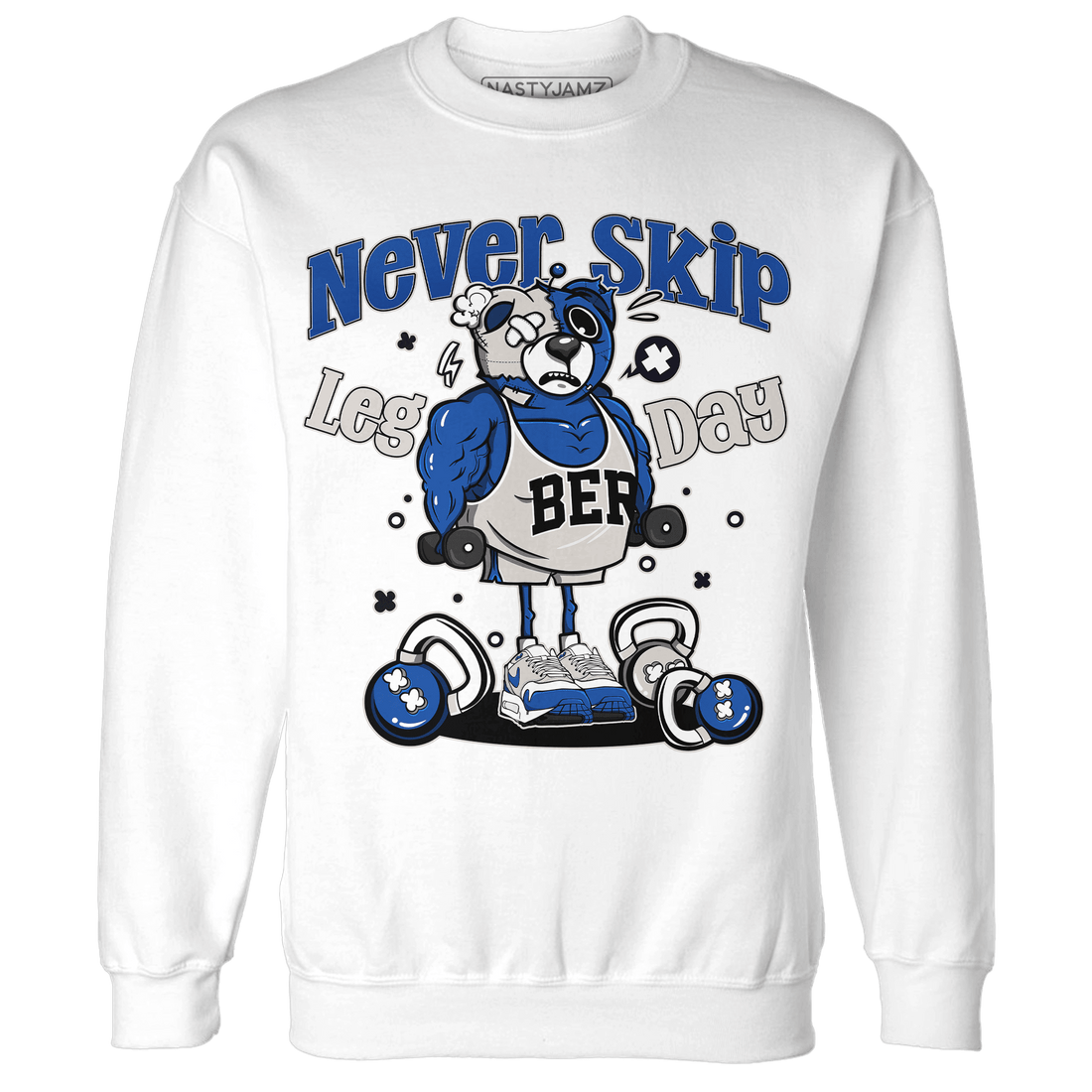 Air Max 1 86 Royal Sweatshirt Match Leg Day BER - NastyJamz