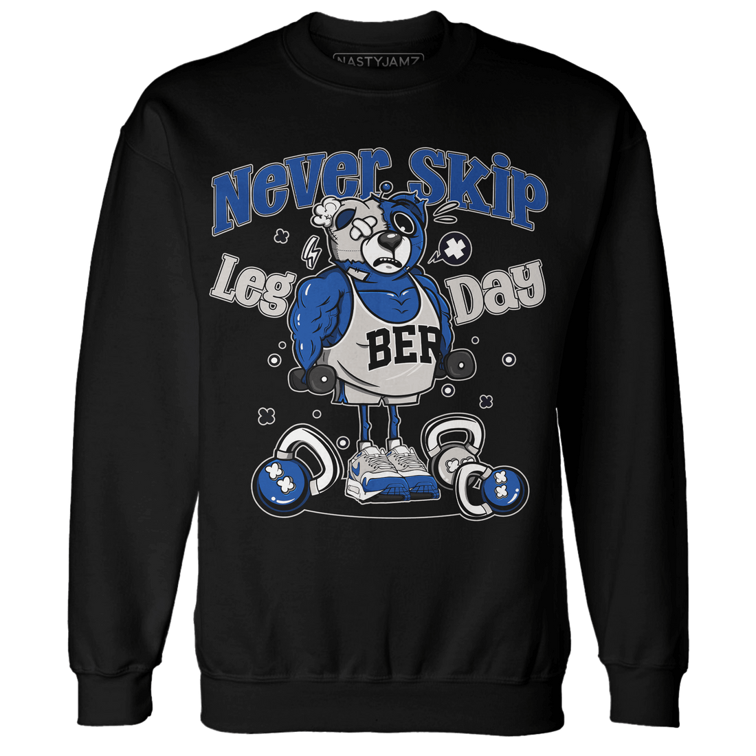 Air Max 1 86 Royal Sweatshirt Match Leg Day BER - NastyJamz