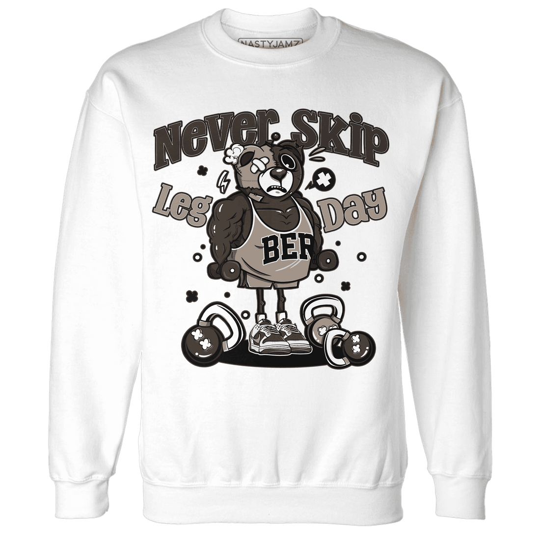 Dunk Low Baroque Brown Sweatshirt Match Leg Day BER - NastyJamz