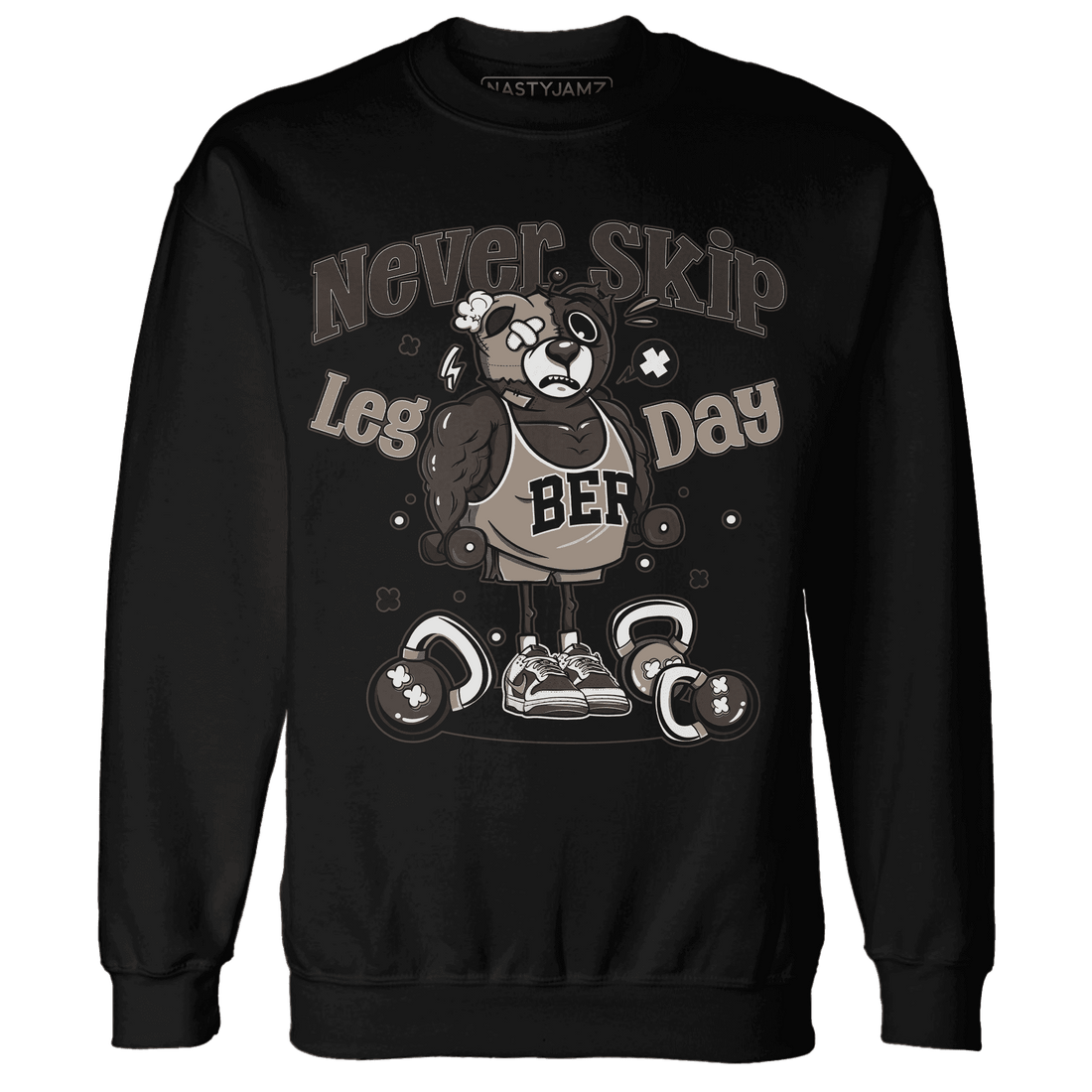 Dunk Low Baroque Brown Sweatshirt Match Leg Day BER - NastyJamz