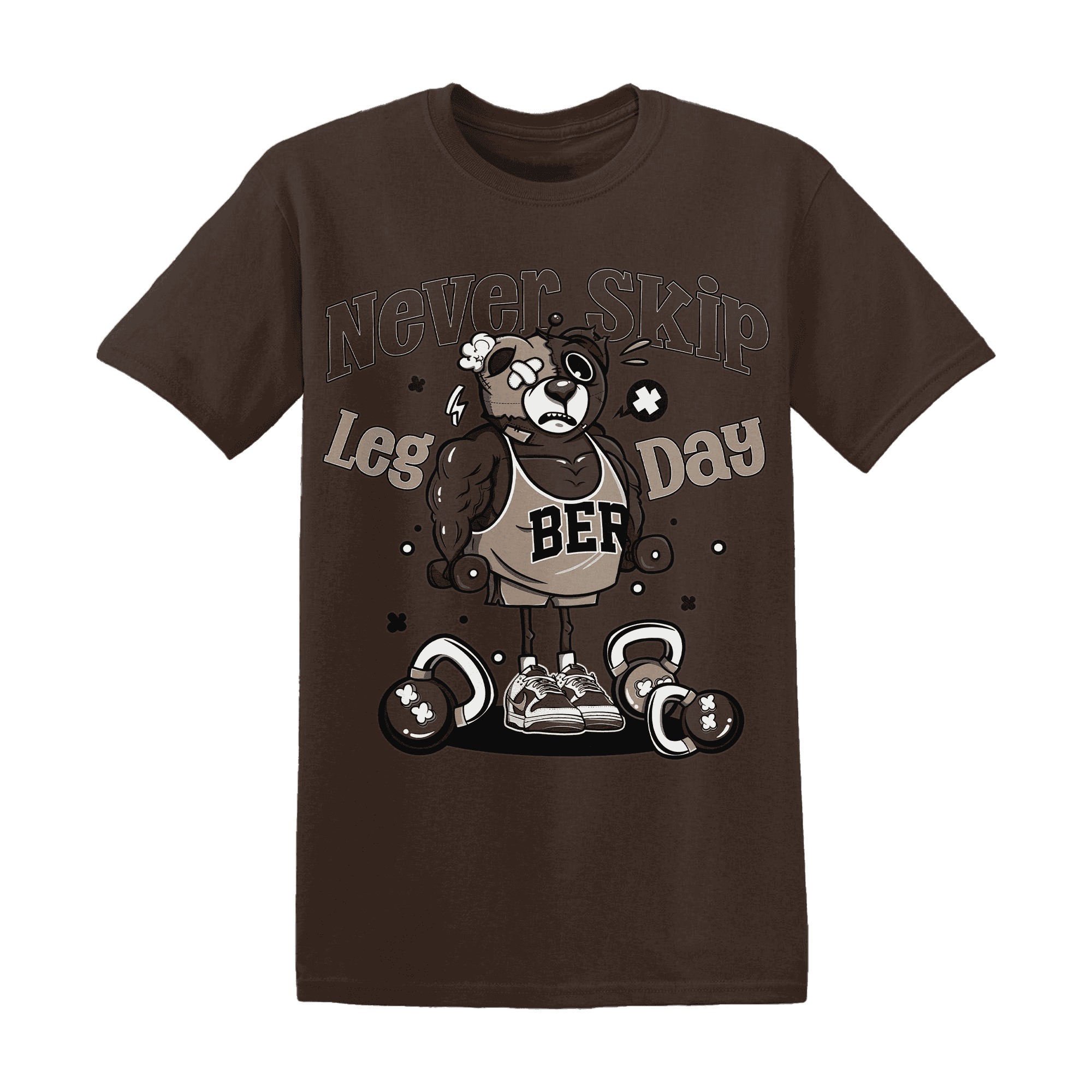 Dunk Low Baroque Brown T Shirt Match Leg Day BER - NastyJamz