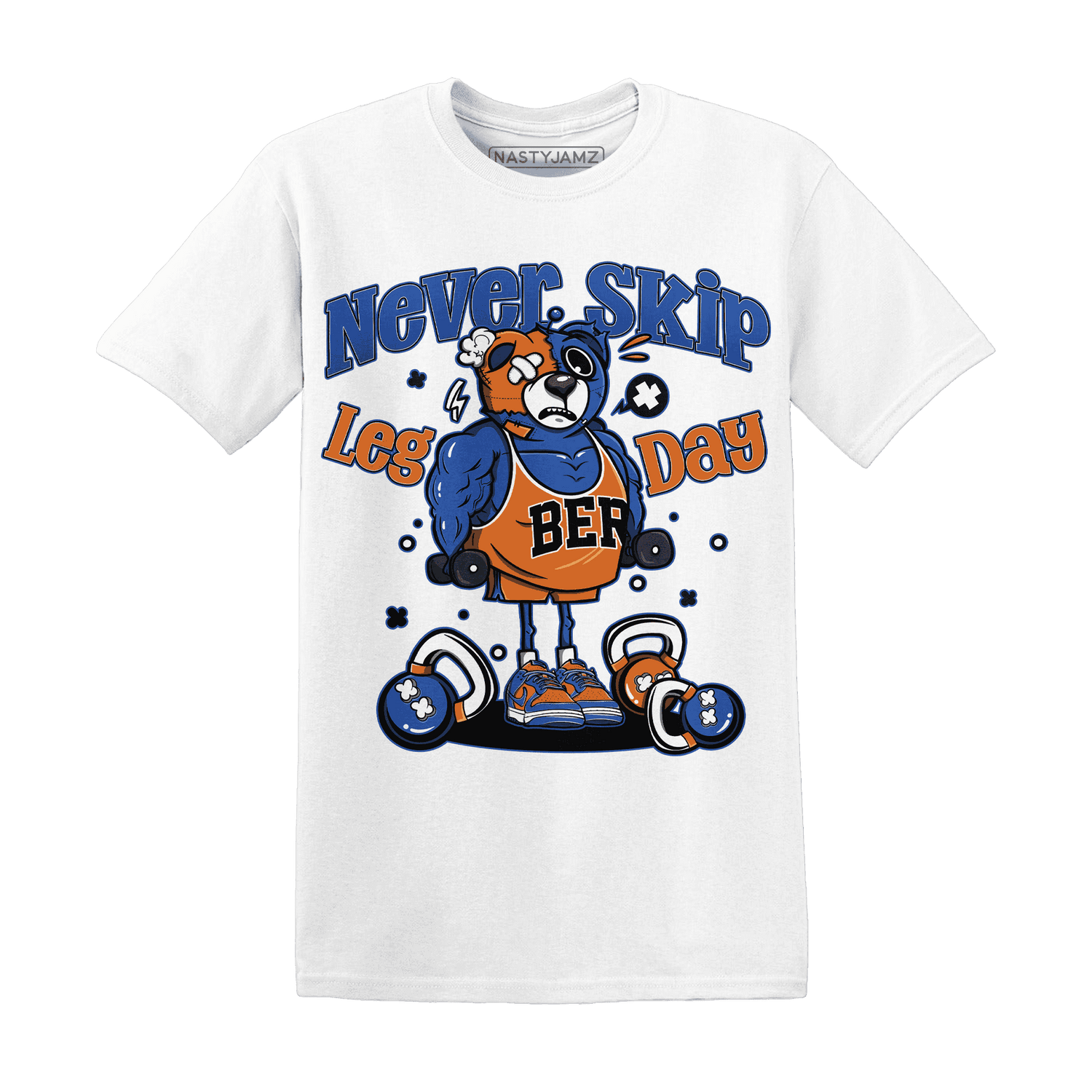 Dunk Low Knicks T Shirt Match Leg Day BER - NastyJamz