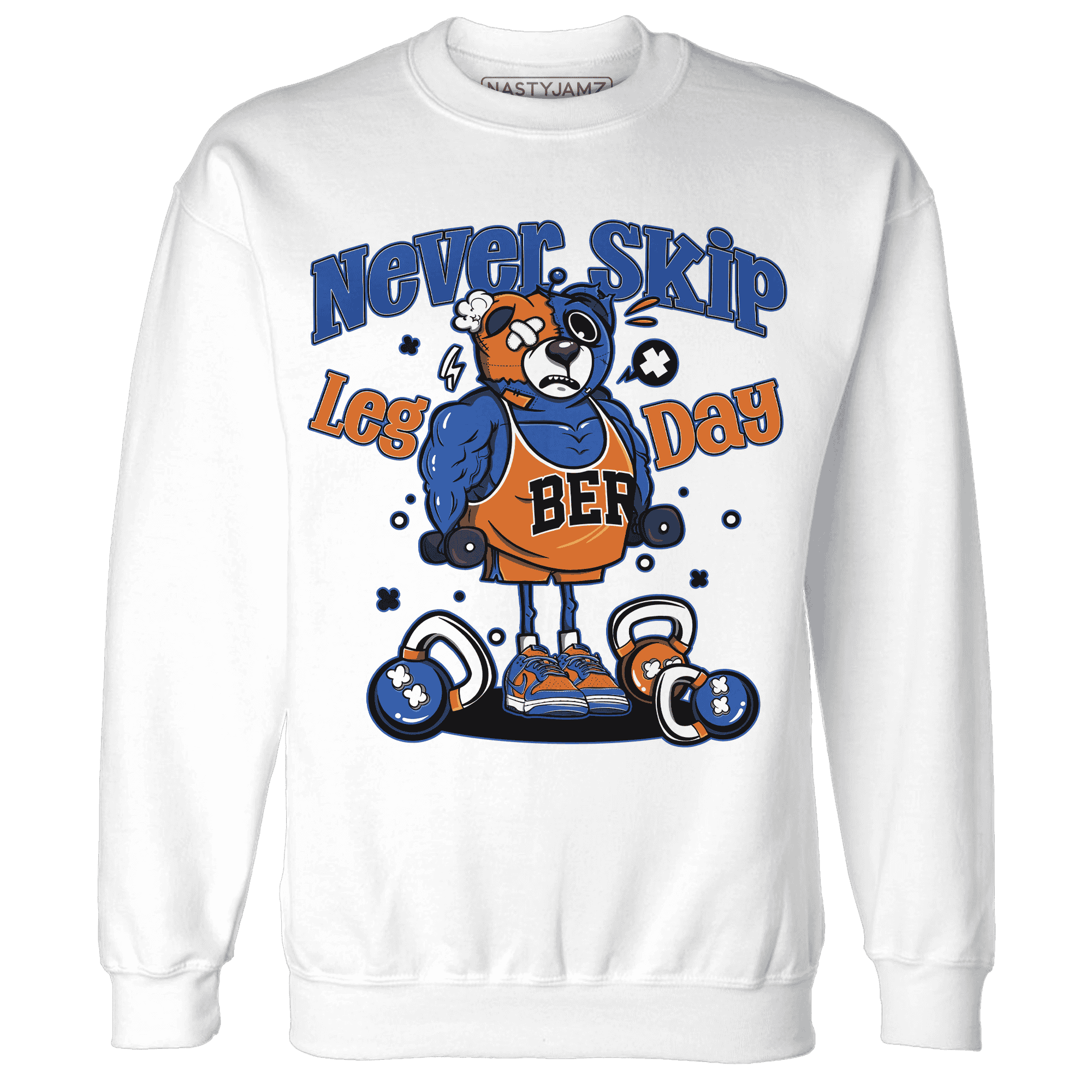 Dunk Low Knicks Sweatshirt Match Leg Day BER - NastyJamz