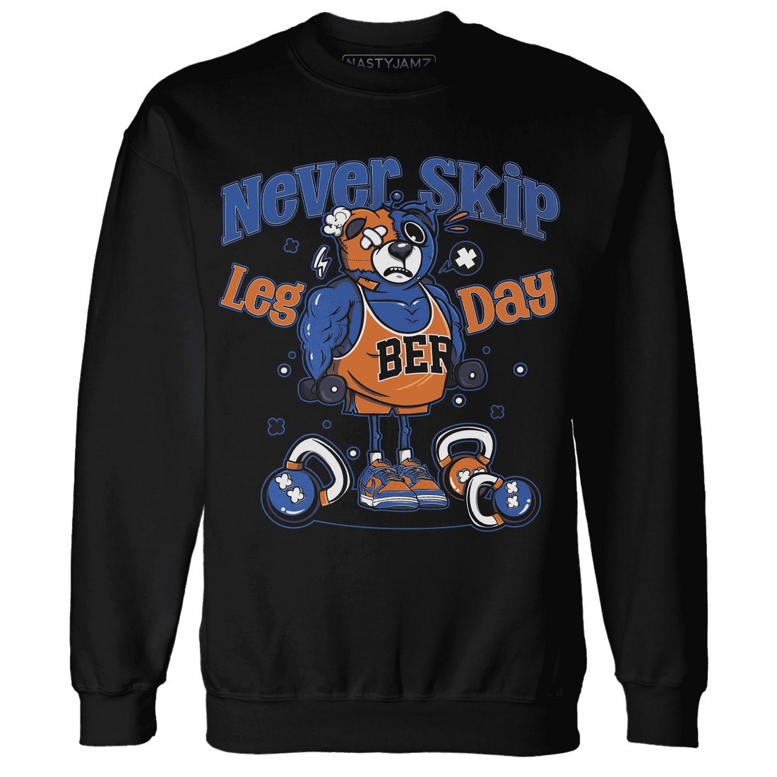 Dunk Low Knicks Sweatshirt Match Leg Day BER - NastyJamz