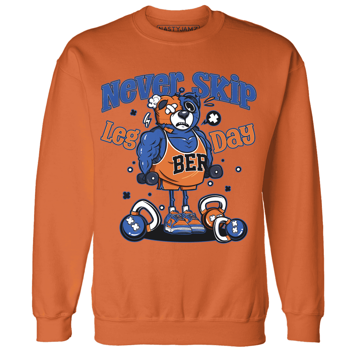 Dunk Low Knicks Sweatshirt Match Leg Day BER - NastyJamz