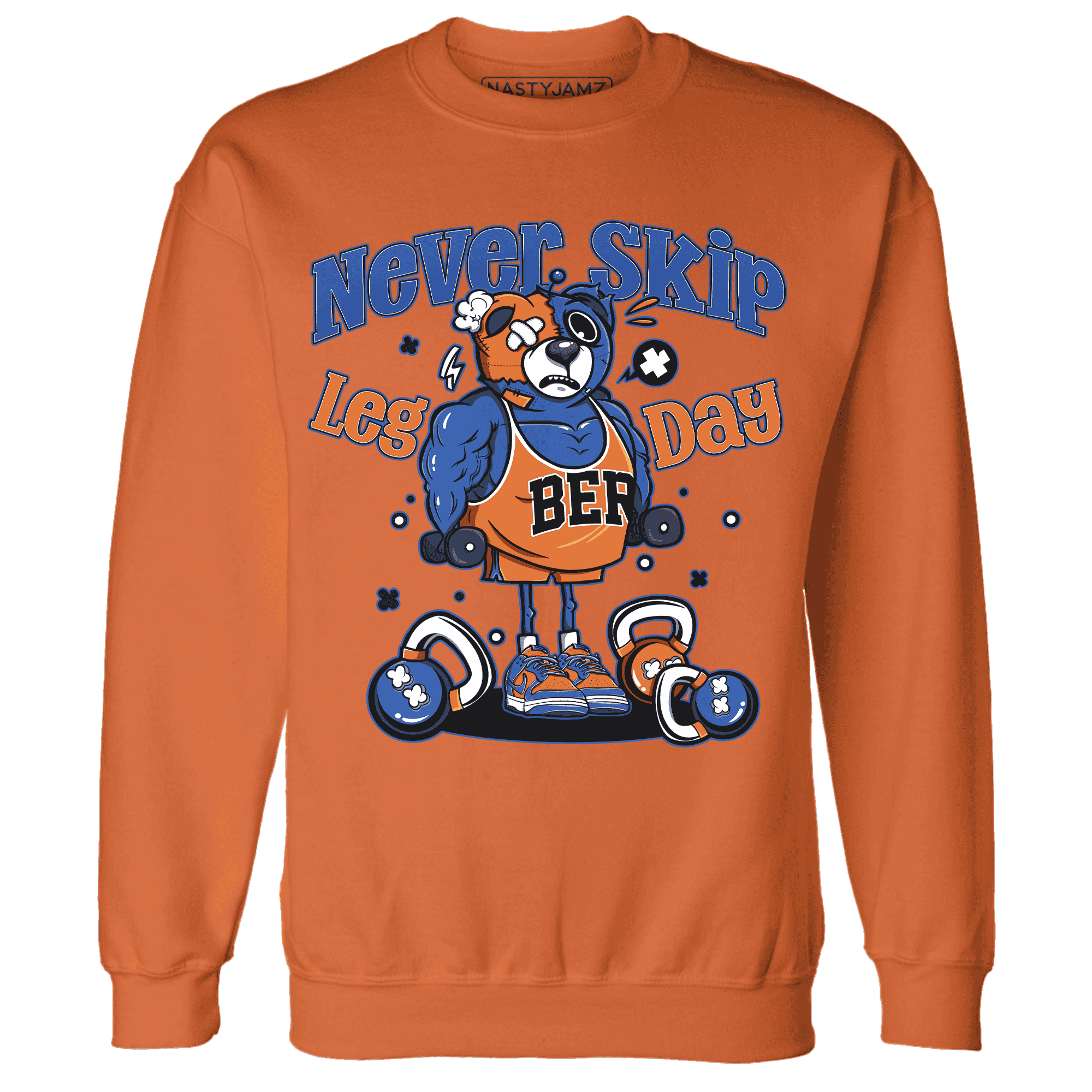 Dunk Low Knicks Sweatshirt Match Leg Day BER - NastyJamz