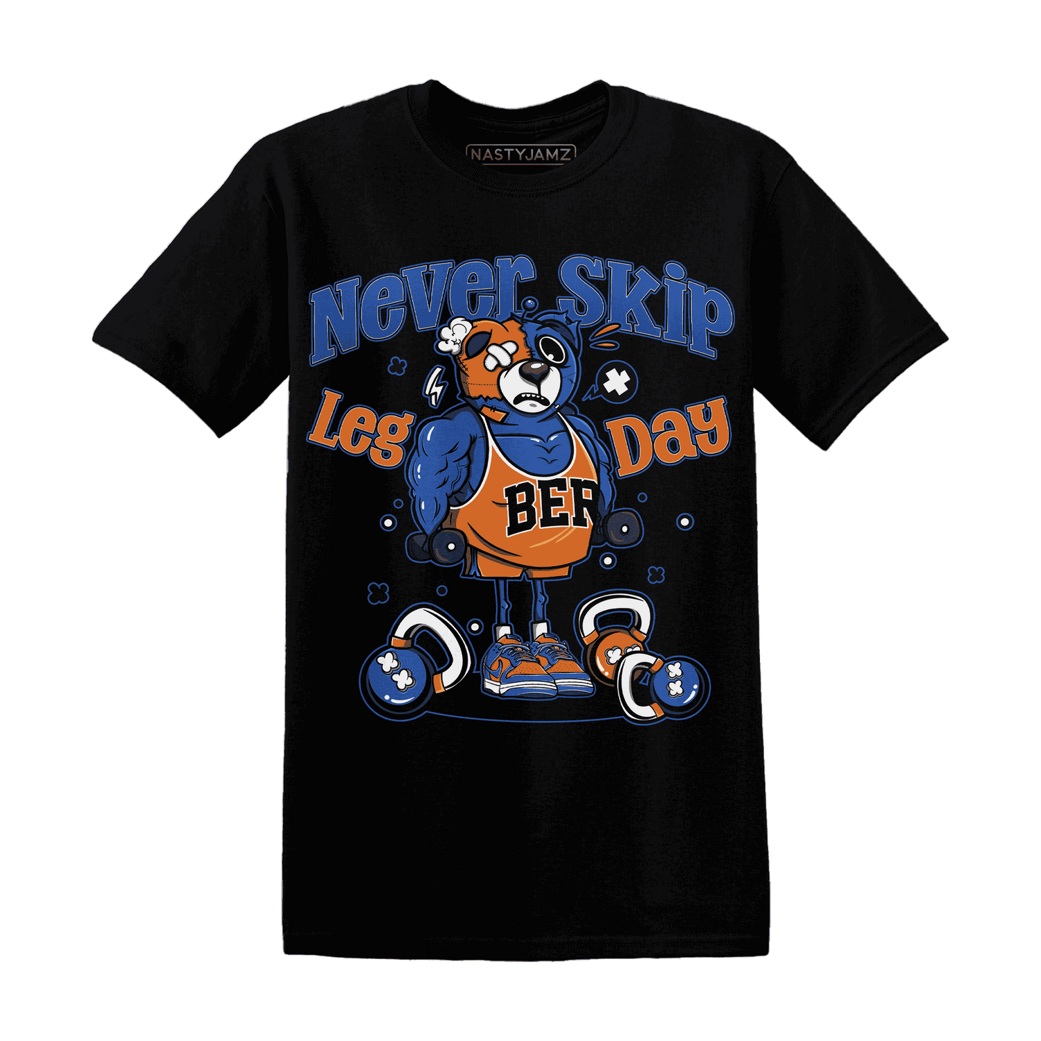 Dunk Low Knicks T Shirt Match Leg Day BER - NastyJamz