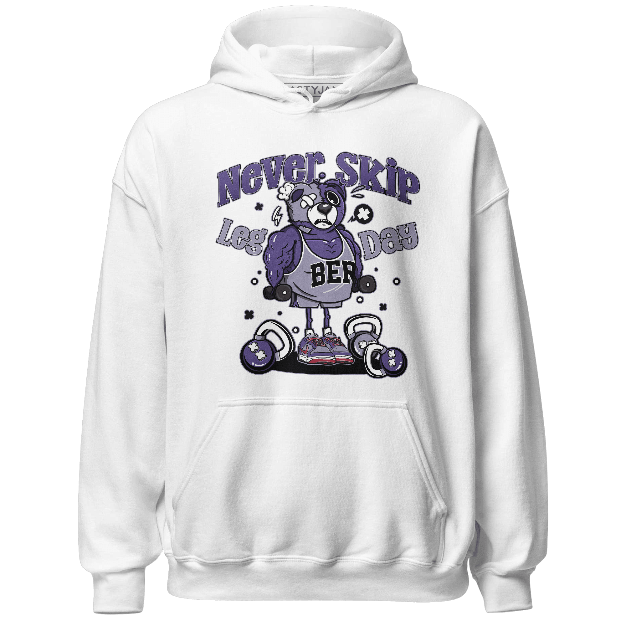 Dunk Low Plum Hoodie Match Leg Day BER - NastyJamz