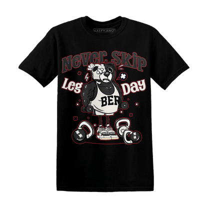Jumman Jack University Red T Shirt Match Leg Day BER - NastyJamz