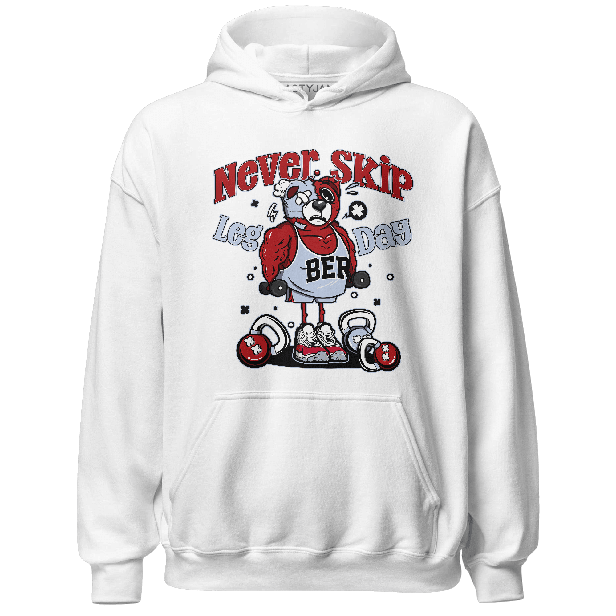 Cherry 1s Hoodie Match Leg Day BER - NastyJamz