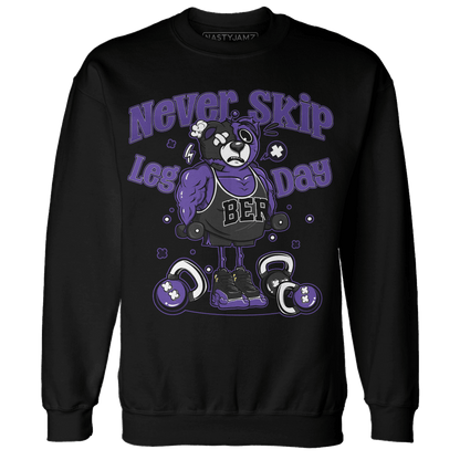 Field Purple 12s Sweatshirt Match Leg Day BER - NastyJamz