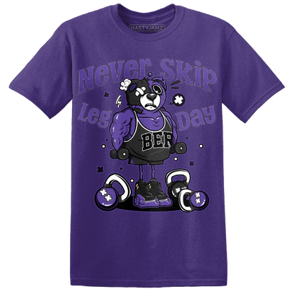 Field Purple 12s T Shirt Match Leg Day BER - NastyJamz