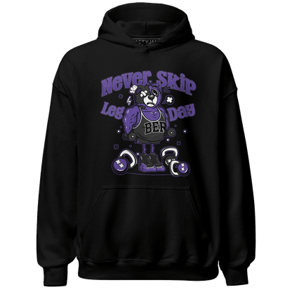 Field Purple 12s Hoodie Match Leg Day BER - NastyJamz