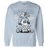 Blue Grey 13s Sweatshirt Match Leg Day BER - NastyJamz