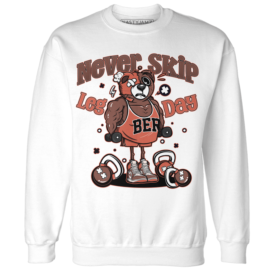High OG Dusted Clay 1s Sweatshirt Match Leg Day BER - NastyJamz