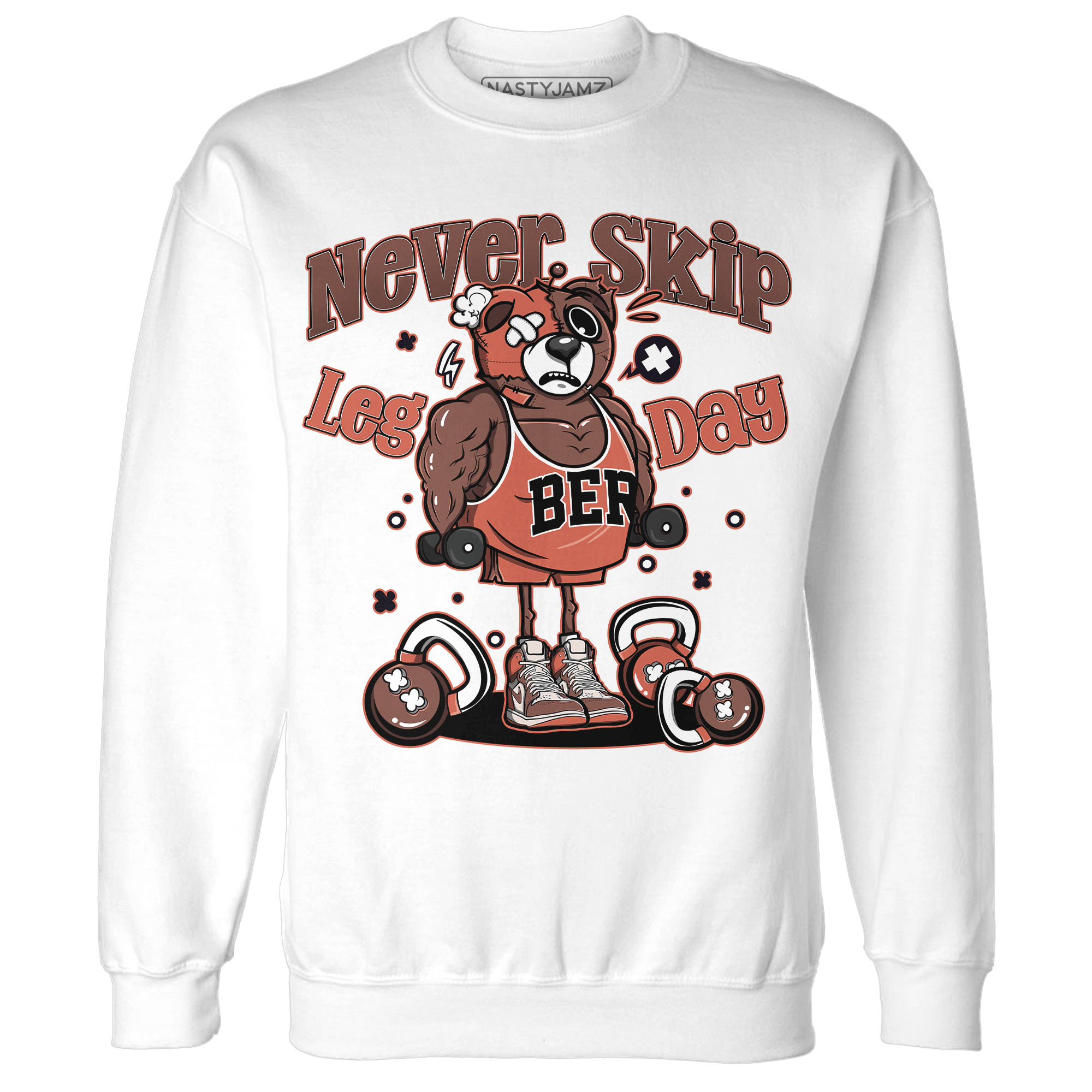 High OG Dusted Clay 1s Sweatshirt Match Leg Day BER - NastyJamz