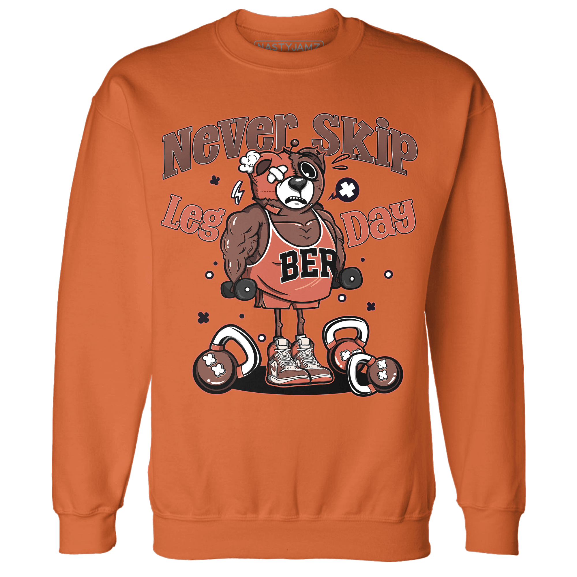 High OG Dusted Clay 1s Sweatshirt Match Leg Day BER - NastyJamz