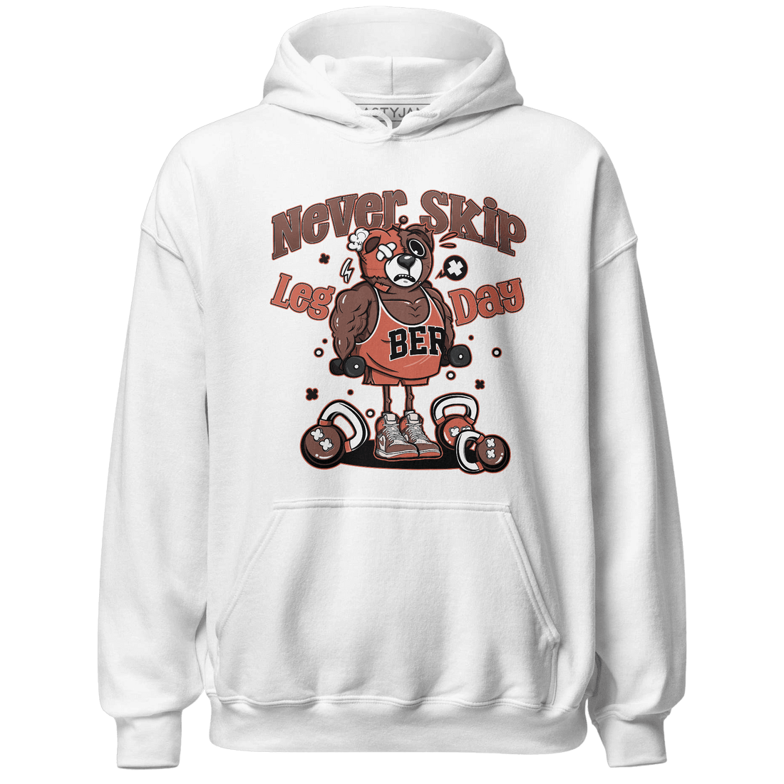 High OG Dusted Clay 1s Hoodie Match Leg Day BER - NastyJamz